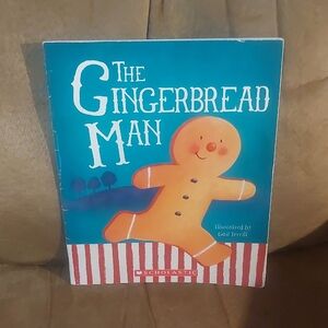 📚 Scholastic's The Gingerbread Man - Blue and Orange Cover